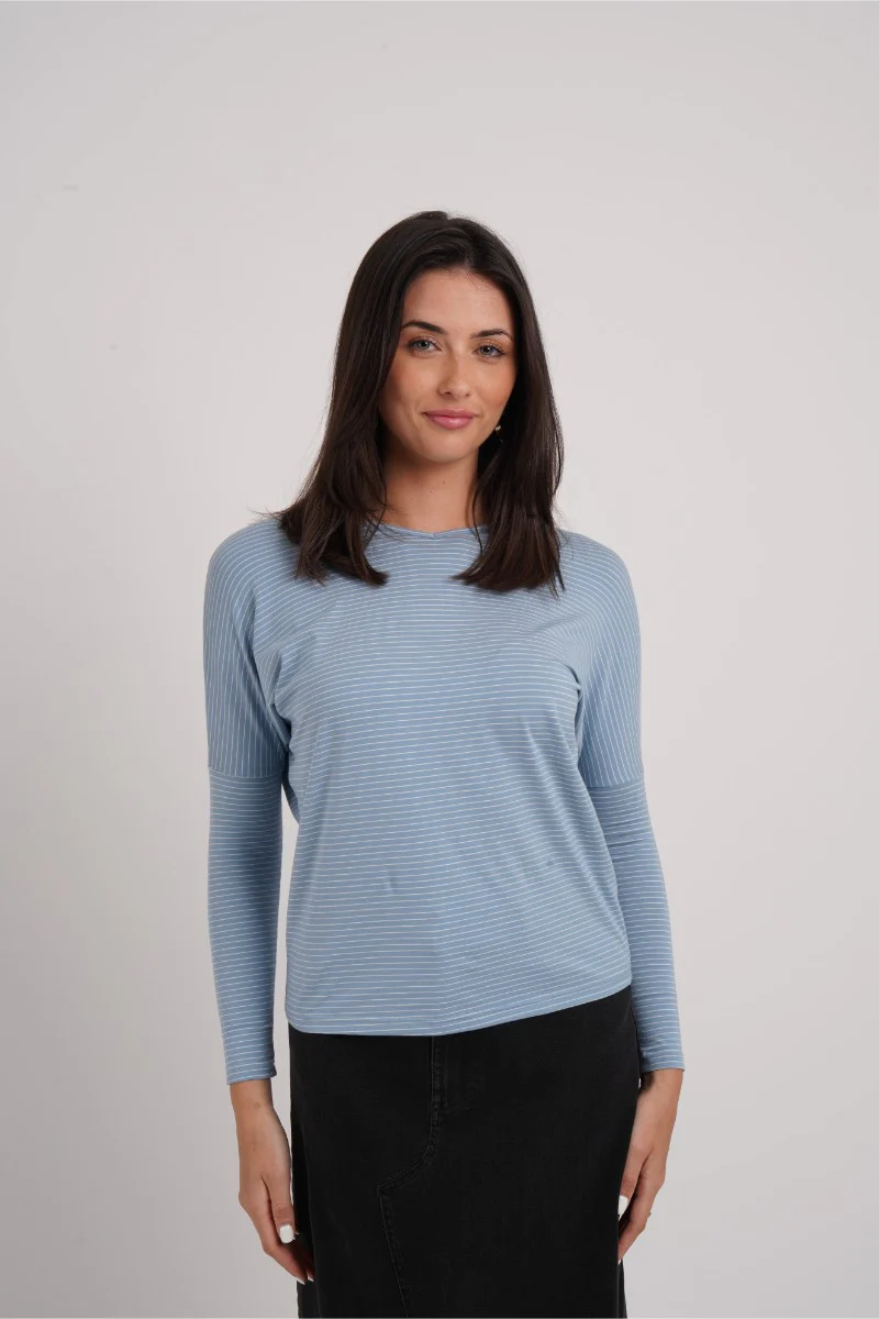 Striped Batwing Tee - Image 2