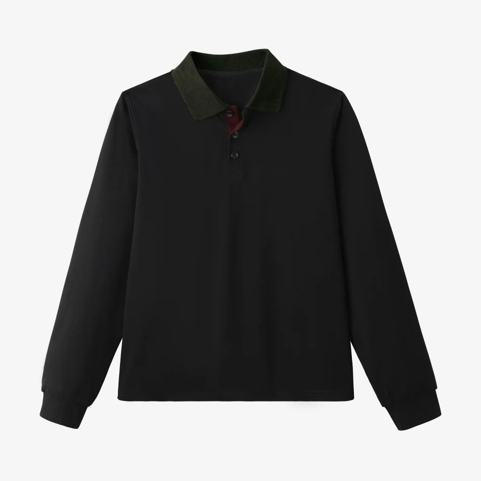 Boys Polo Tee- Black Denim Collection
