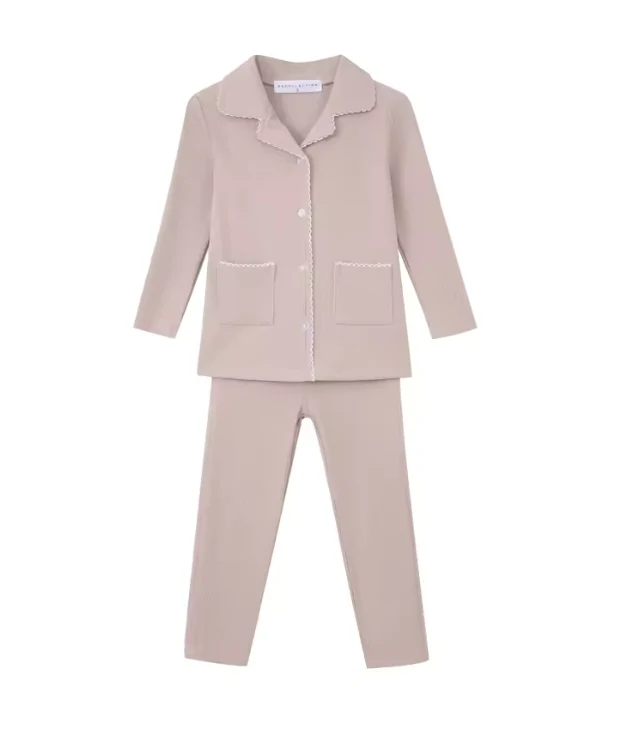 Button Pajamas Taupe