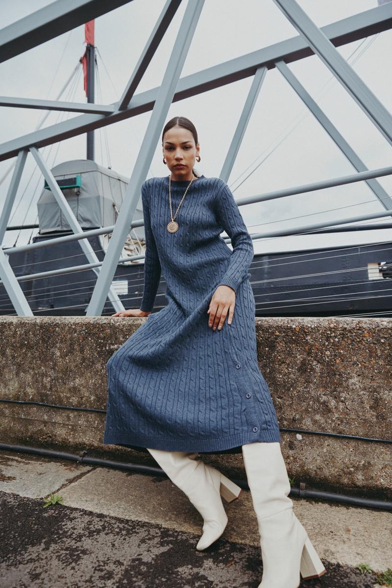 Cableknit Maxi Dress - Image 3