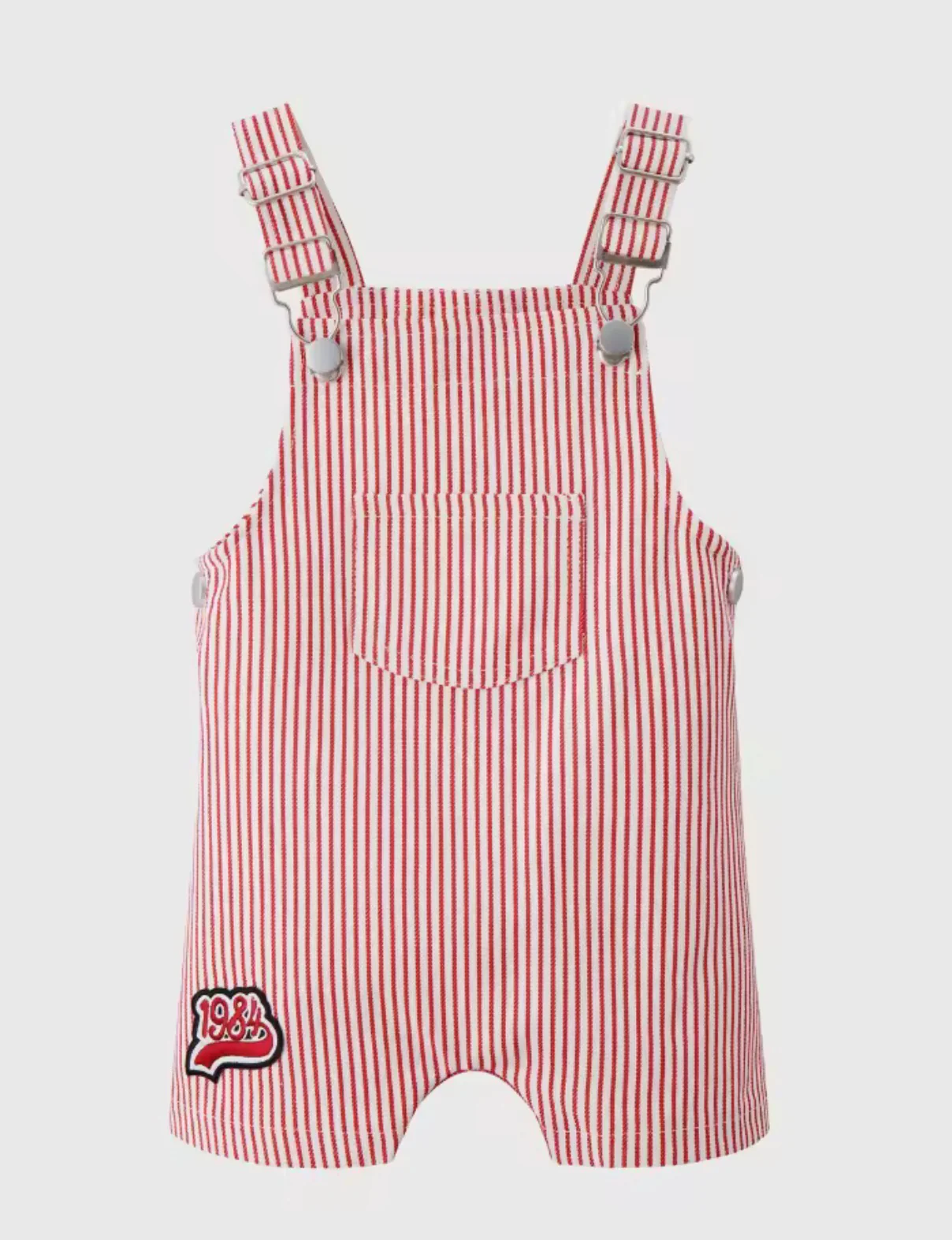 Cherry Red Baby Dungaree- Atelier Collection