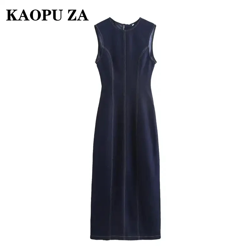 Denim Midi Dress