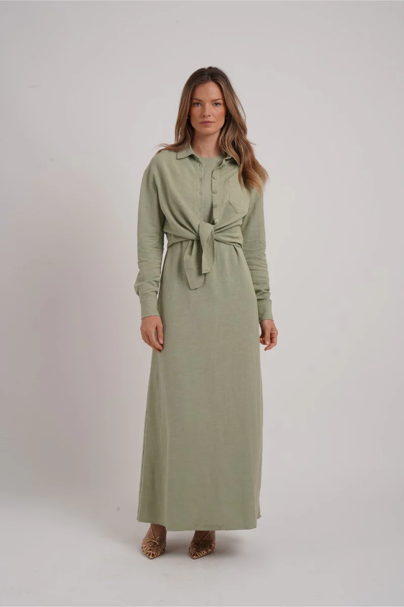 Green Linen Set