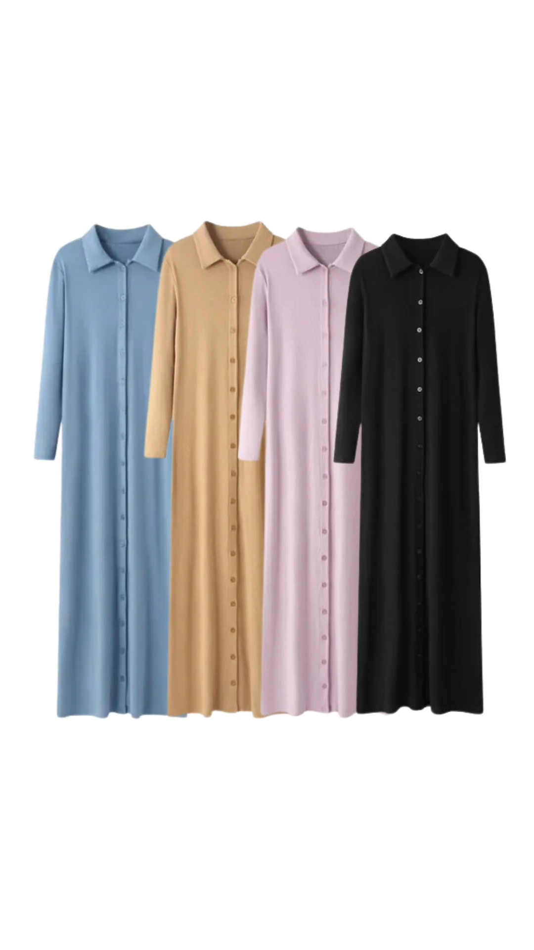 Maxi Ribbed Dress - Image 10