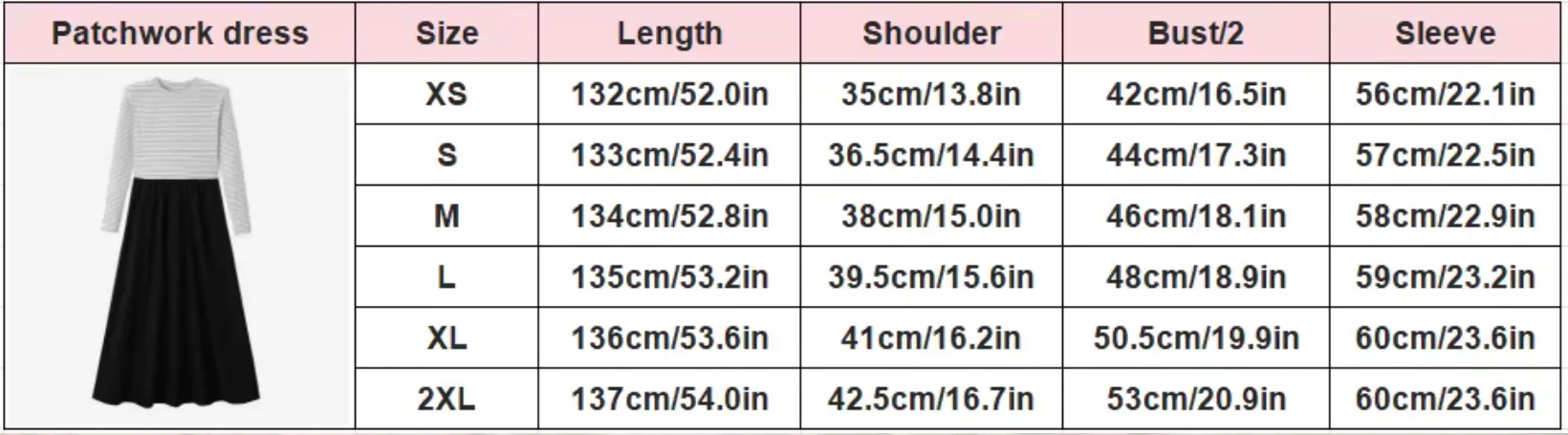 Patchwork Dress Black - Image 3