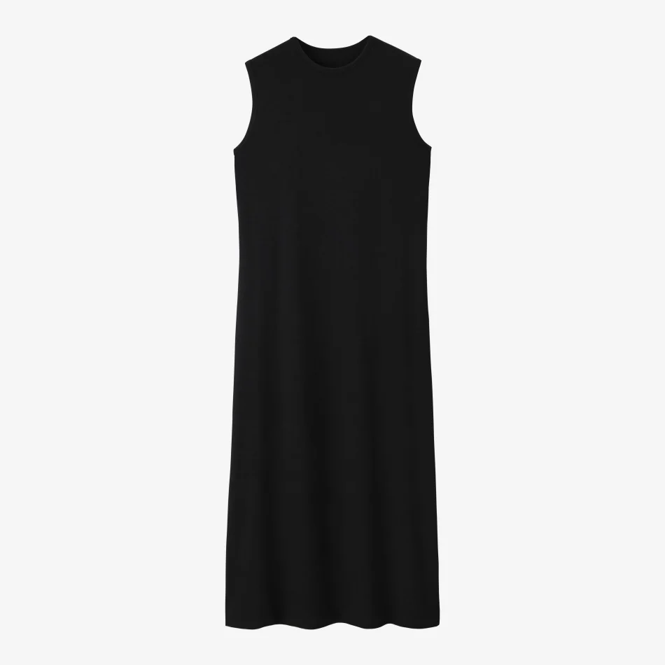 Ribbed Patch Sleeve Set Collection Black