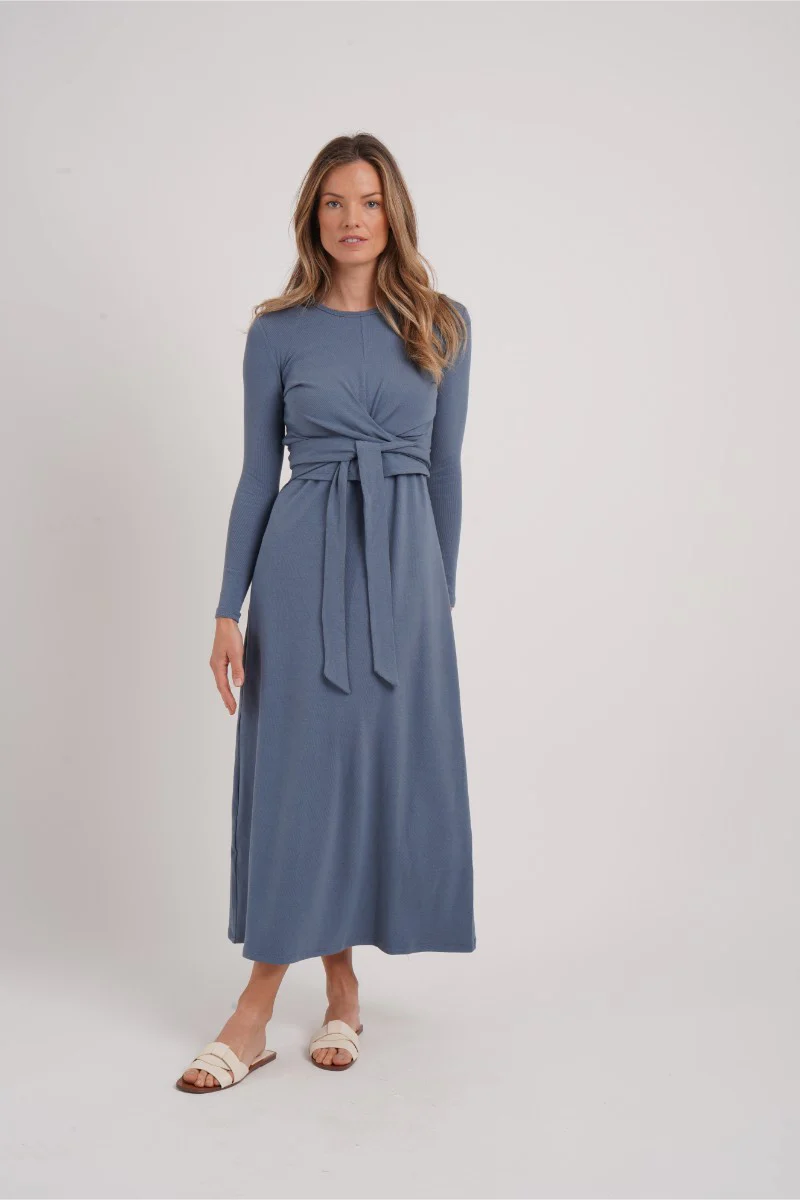 Ribbed Wrap Set Rose - Image 4