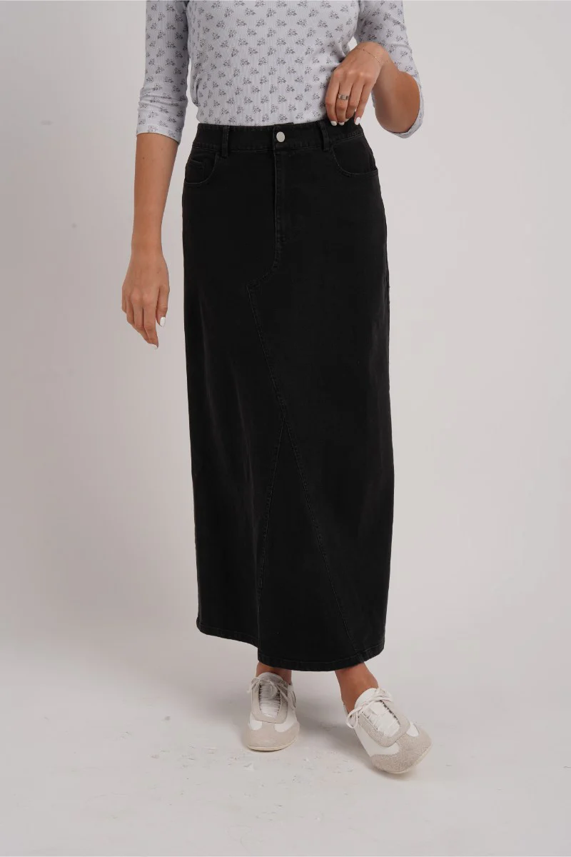 Stretch Denim Skirt - Image 2