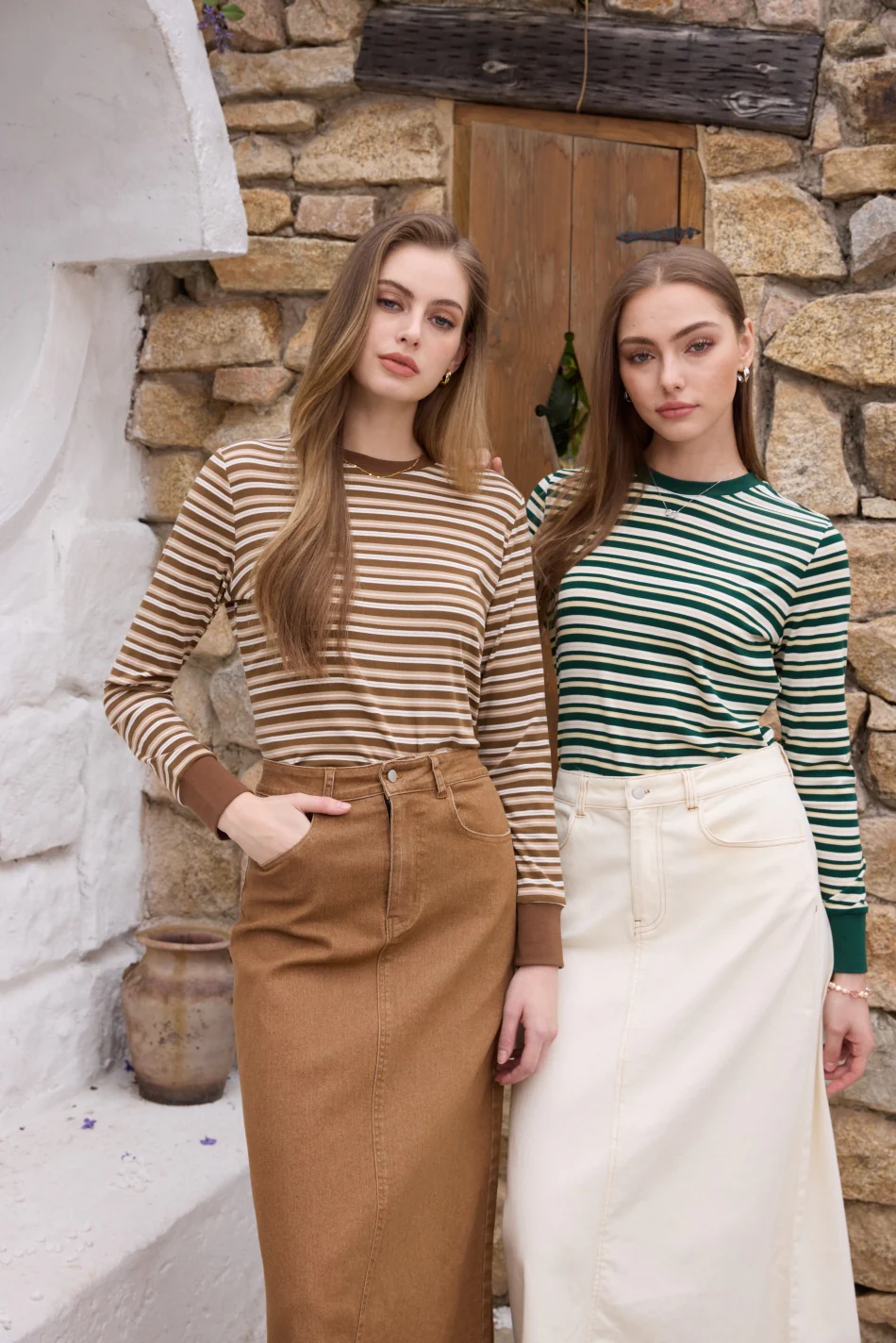 Striped Tee Collection Green - Image 3