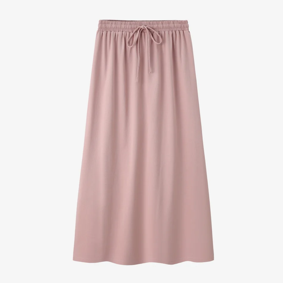 Drawstring Maxi Skirt - Image 4