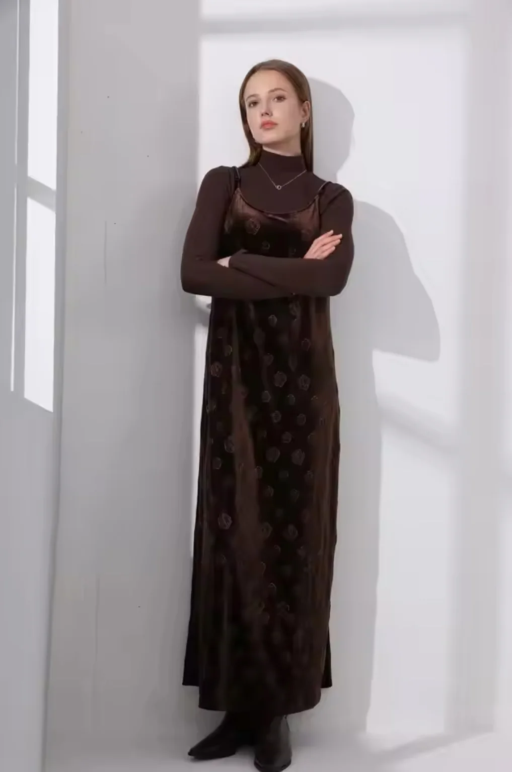 Velour Jumper & Mockneck