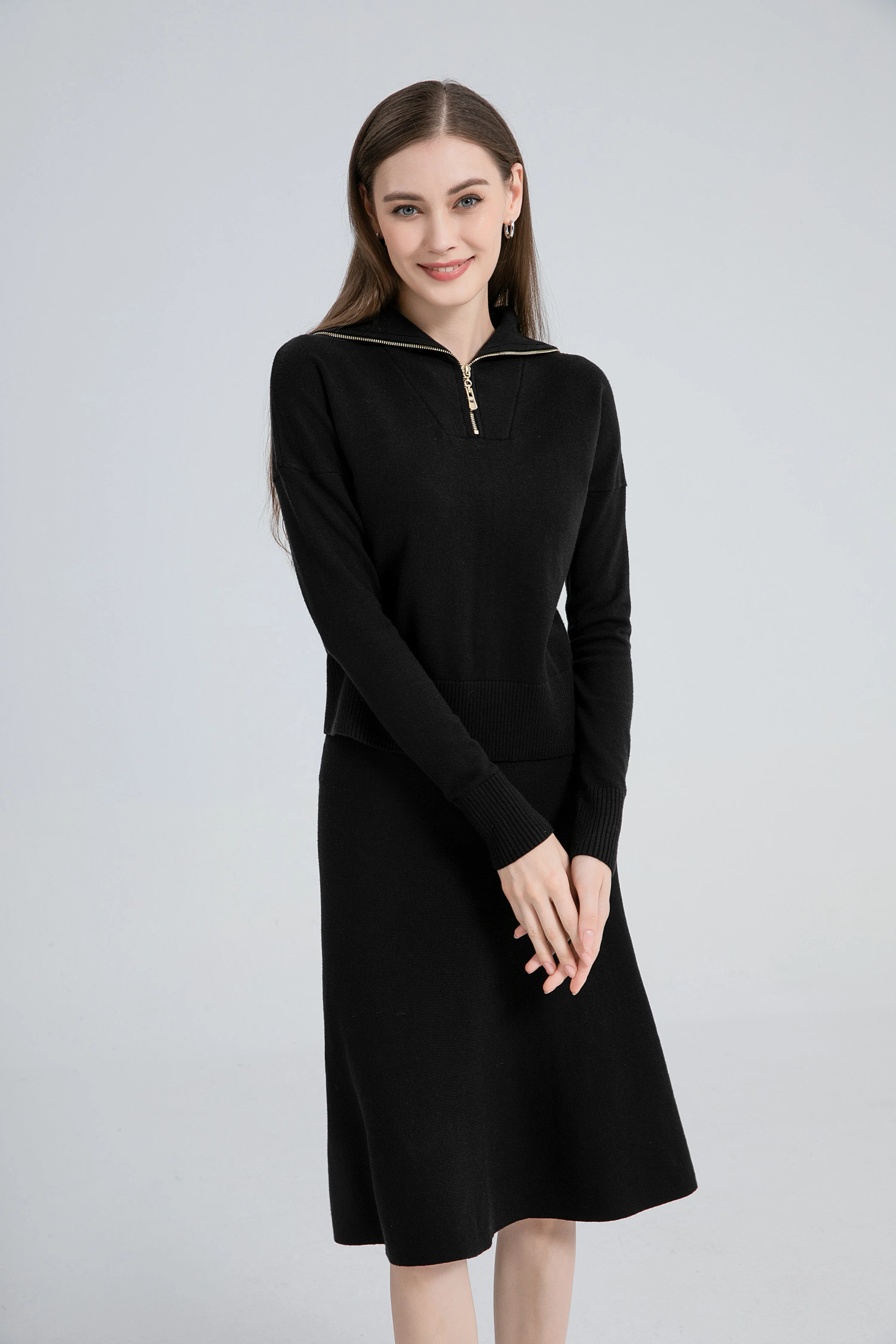 Knit Top & Circle Skirt
